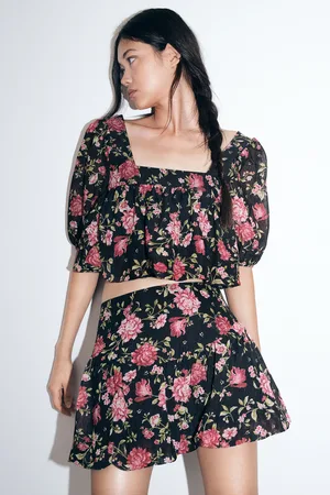 H&M Wzorzysta spódnica bombka