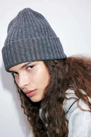 H&M Czapka z dzianiny w prążki