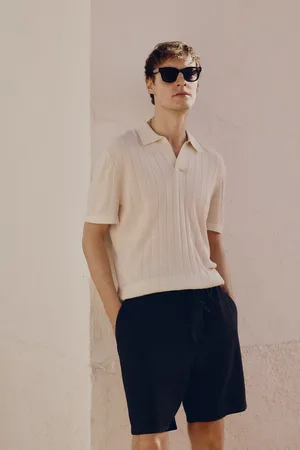 H&M Szorty z domieszką lnu Regular Fit
