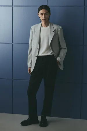 H&M Spodnie z kantami Regular Fit