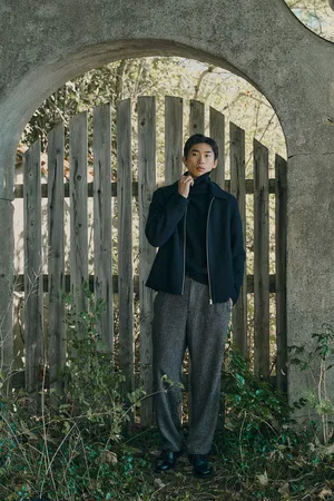 H&M Spodnie z diagonalu Relaxed Fit