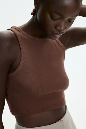 H&M Krótki top bez rękawów