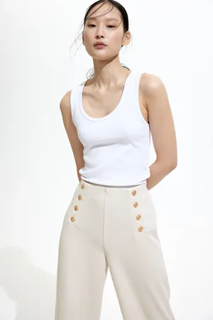 H&M Spodnie z guzikami z przodu