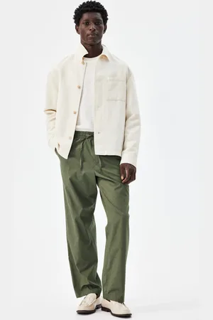 H&M Popelinowe spodnie Relaxed Fit