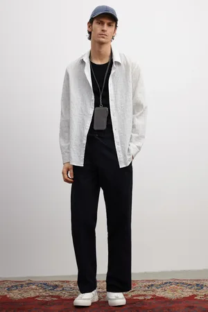 H&M Spodnie z kory Relaxed Fit