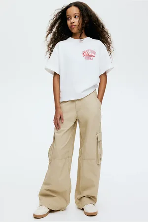 H&M Szerokie spodnie cargo