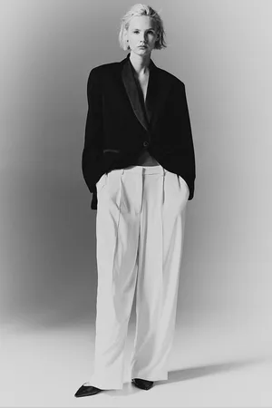 H&M Eleganckie proste spodnie