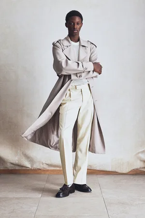 H&M Eleganckie spodnie z lnem Regular Fit