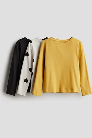 H&M Top z długim rękawem 3-pak