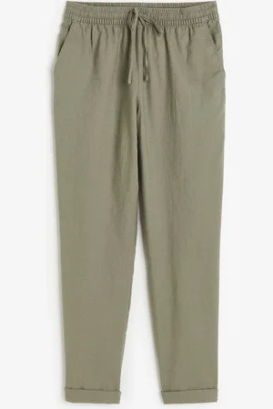 H&M Joggersy z domieszką lnu