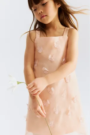 H&M Appliquéd organza dress