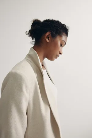 H&M Marynarka z marszczonym rękawem