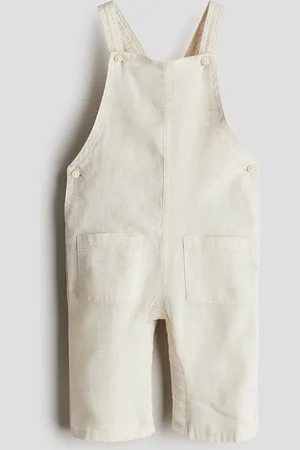 H&M Lniane ogrodniczki