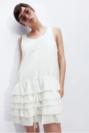 H&M Sukienka z falbankami