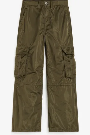 H&M Szerokie spodnie cargo