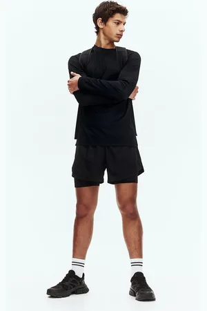 H&M Dwuwarstwowe szorty sportowe DryMove