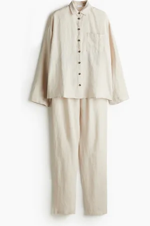 H&M Piżama ze spranego lnu