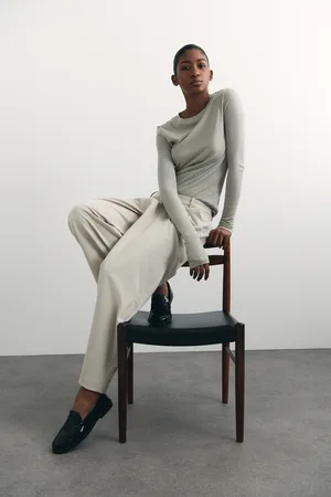 H&M Szerokie spodnie