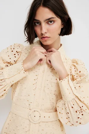 H&M Broderie anglaise shirt dress