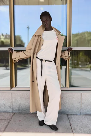 H&M Eleganckie spodnie z podwiniętymi nogawkami