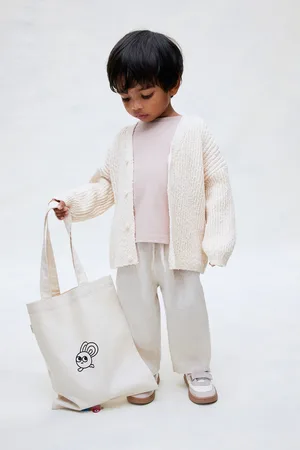 H&M Bawełniana torba z nadrukiem motywu