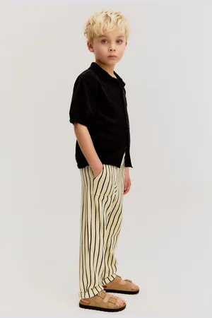H&M Dżersejowe joggersy o strukturalnym splocie