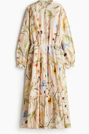 H&M Kreszowana sukienka oversize