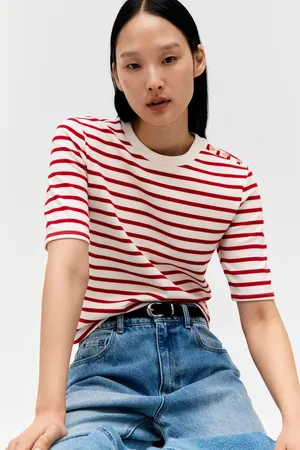 H&M Dopasowany T-shirt