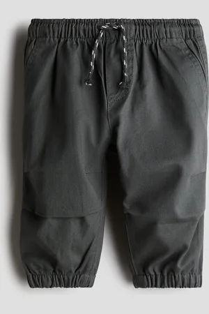 H&M Joggersy z bawełnianego diagonalu