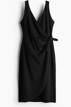 H&M Kopertowa sukienka o strukturalnej powierzchni