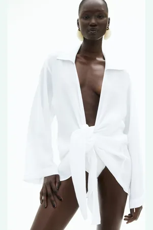 H&M Sukienka plażowa z wiązaniem