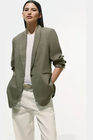 H&M Marynarka z domieszką lnu