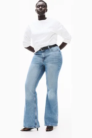 H&M Curvy Fit Flared High Jeans
