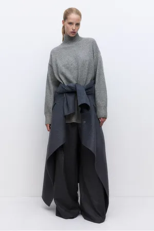 H&M Sweter oversize z golfem