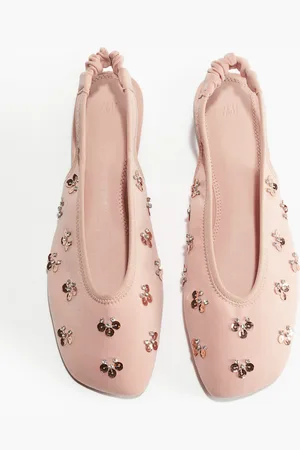 H&M Zdobione buty z odkrytą piętą