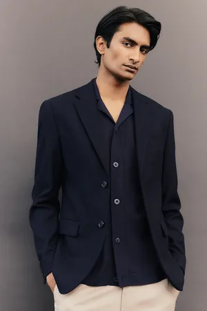 H&M Marynarka z domieszką wełny Regular Fit