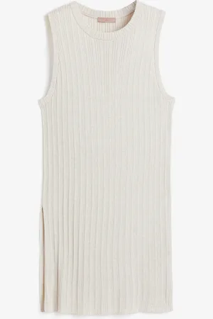 H&M Top z dzianiny w prążki