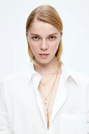 H&M Koszula oversize z domieszką lnu