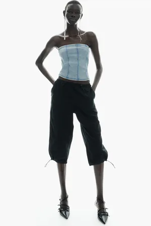 H&M Spodnie cargo capri