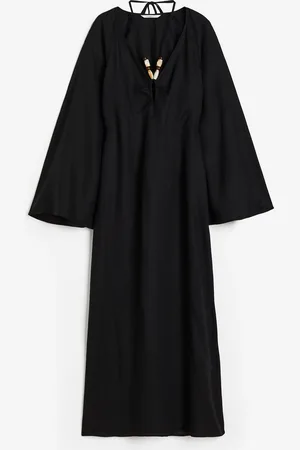 H&M Sukienka z domieszką lnu