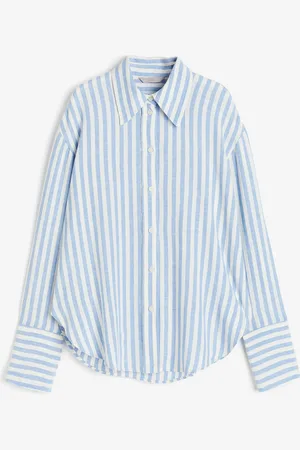 H&M Koszula oversize z domieszką lnu