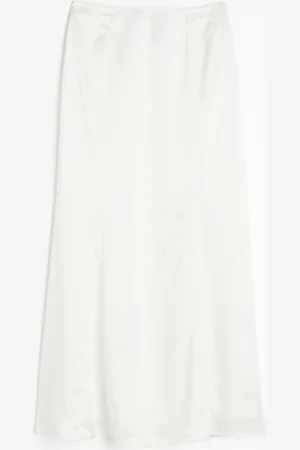 H&M Spódnica z krepowanej satyny