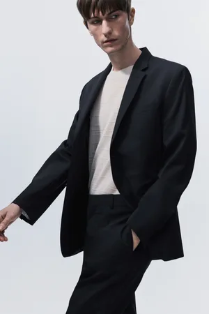 H&M Marynarka z domieszką wełny Slim Fit