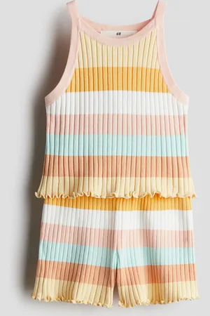 H&M Komplet 2-częściowy z dzianiny w prążki