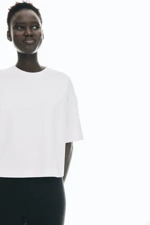 H&M Pudełkowy T-shirt
