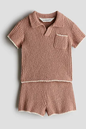 H&M Komplet 2-częściowy z dzianiny bouclé