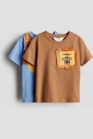 H&M T-shirt z interaktywnym detalem 2-pak