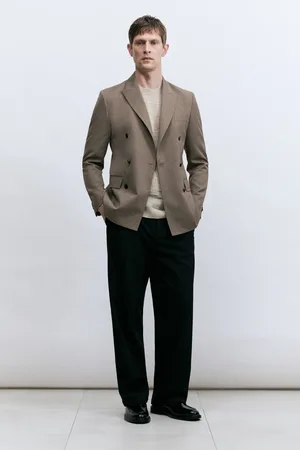 H&M Dwurzędowa marynarka Regular Fit