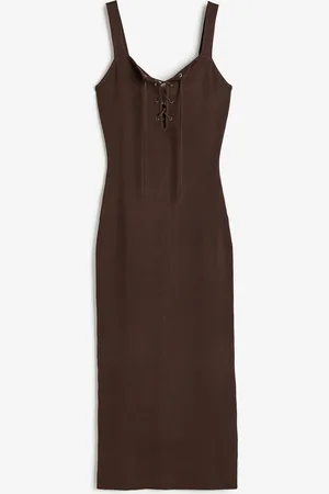 H&M Sukienka z koronkowym detalem