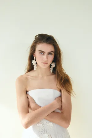 H&M Sukienka bandeau z aplikacjami